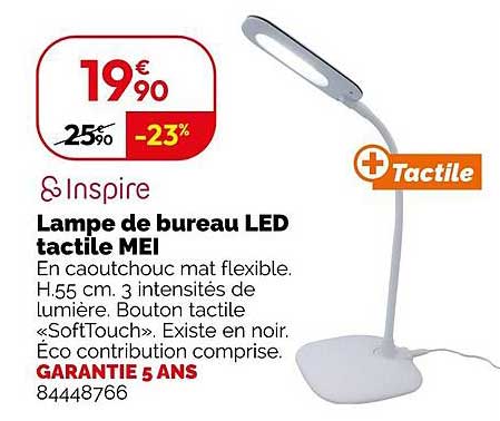 Lampe de bureau LED tactile MEI