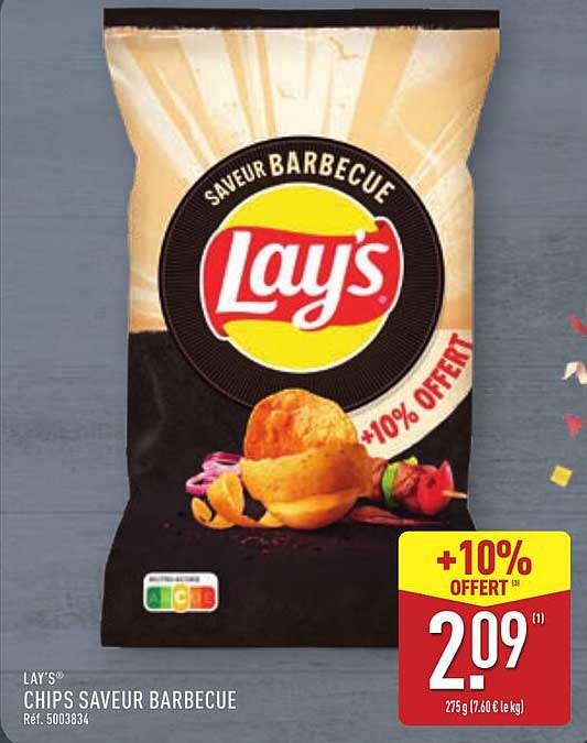 LAY'S® CHIPS SAVEUR BARBECUE