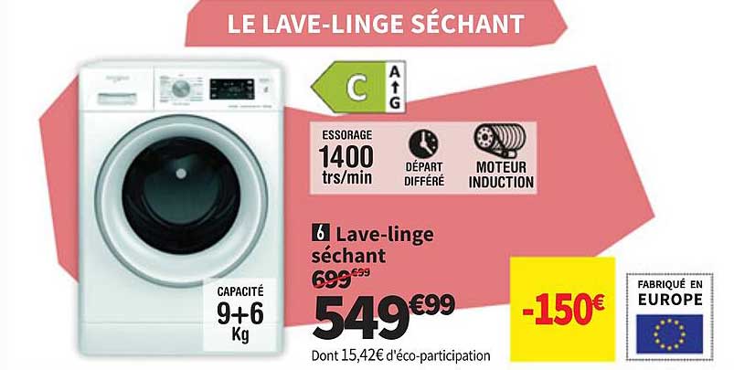 LE LAVE-LINGE SÉCHANT