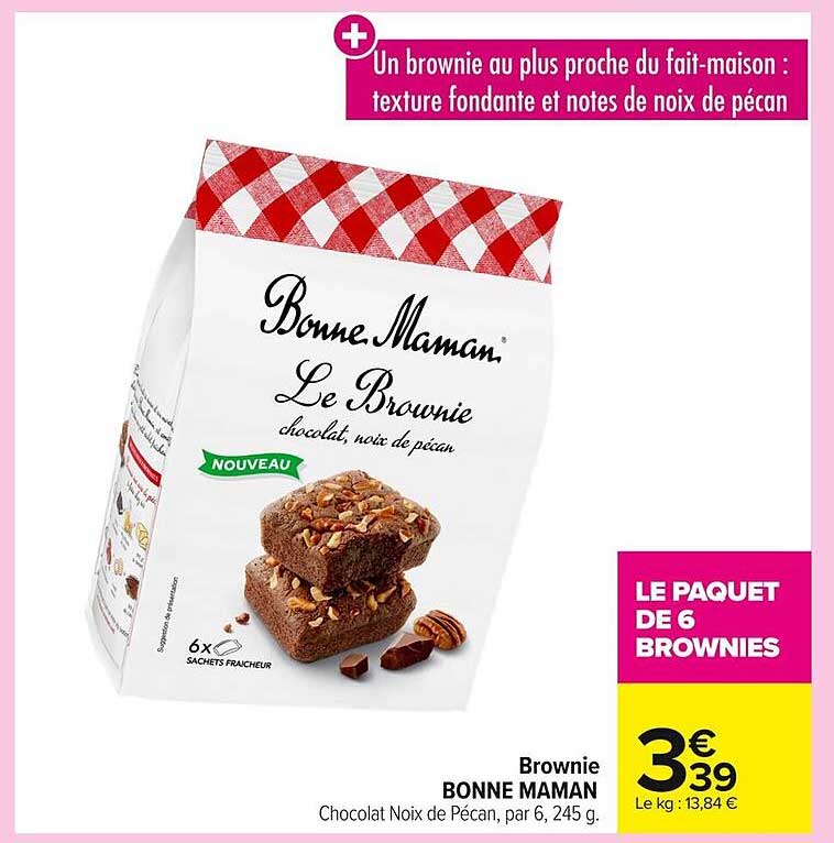 LE PAQUET DE 6 BROWNIES