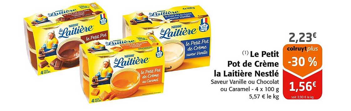 Le Petit Pot de Crème la Laitière Nestlé