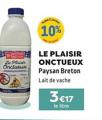 LE PLAISIR ONCTUEUX