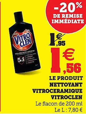 LE PRODUIT NETTOYANT VITROCERAMIQUE VITROCLEN