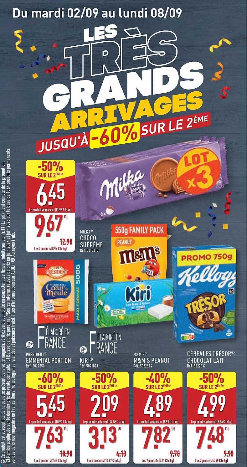 LES TRÈS GRANDS ARRIVAGES
