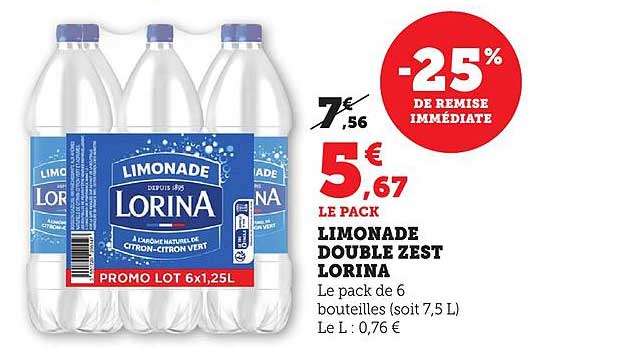 LIMONADE DOUBLE ZEST LORINA