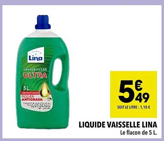 LIQUIDE VAISSELLE LINA