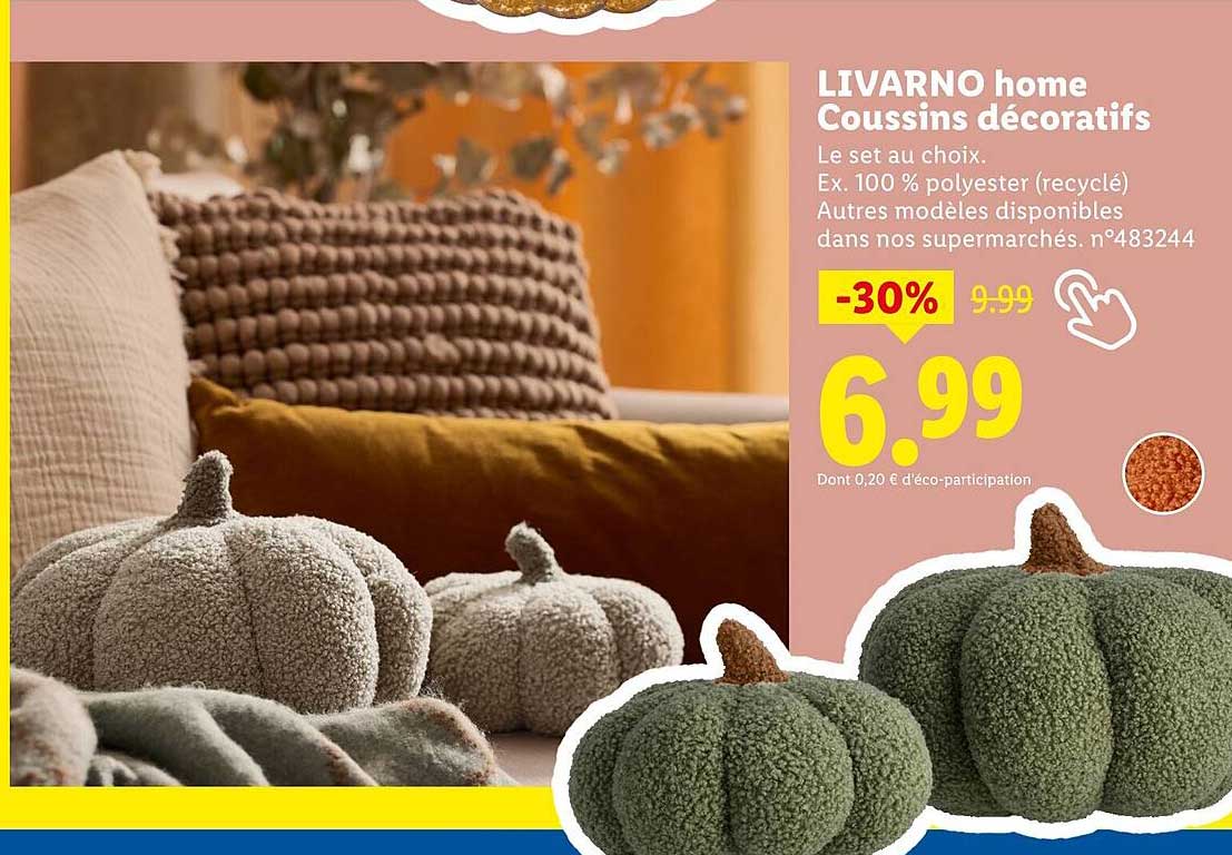 LIVARNO home Coussins décoratifs