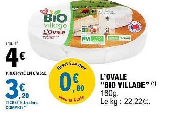 L'OVALE "BIO VILLAGE"