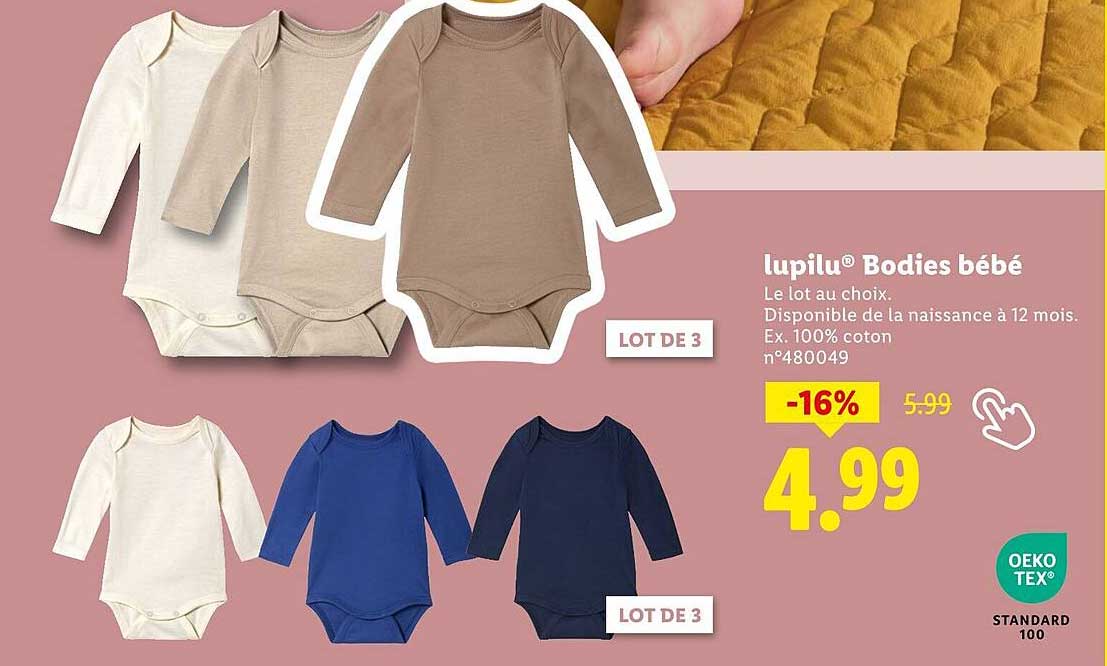 lupilu® Bodies bébé