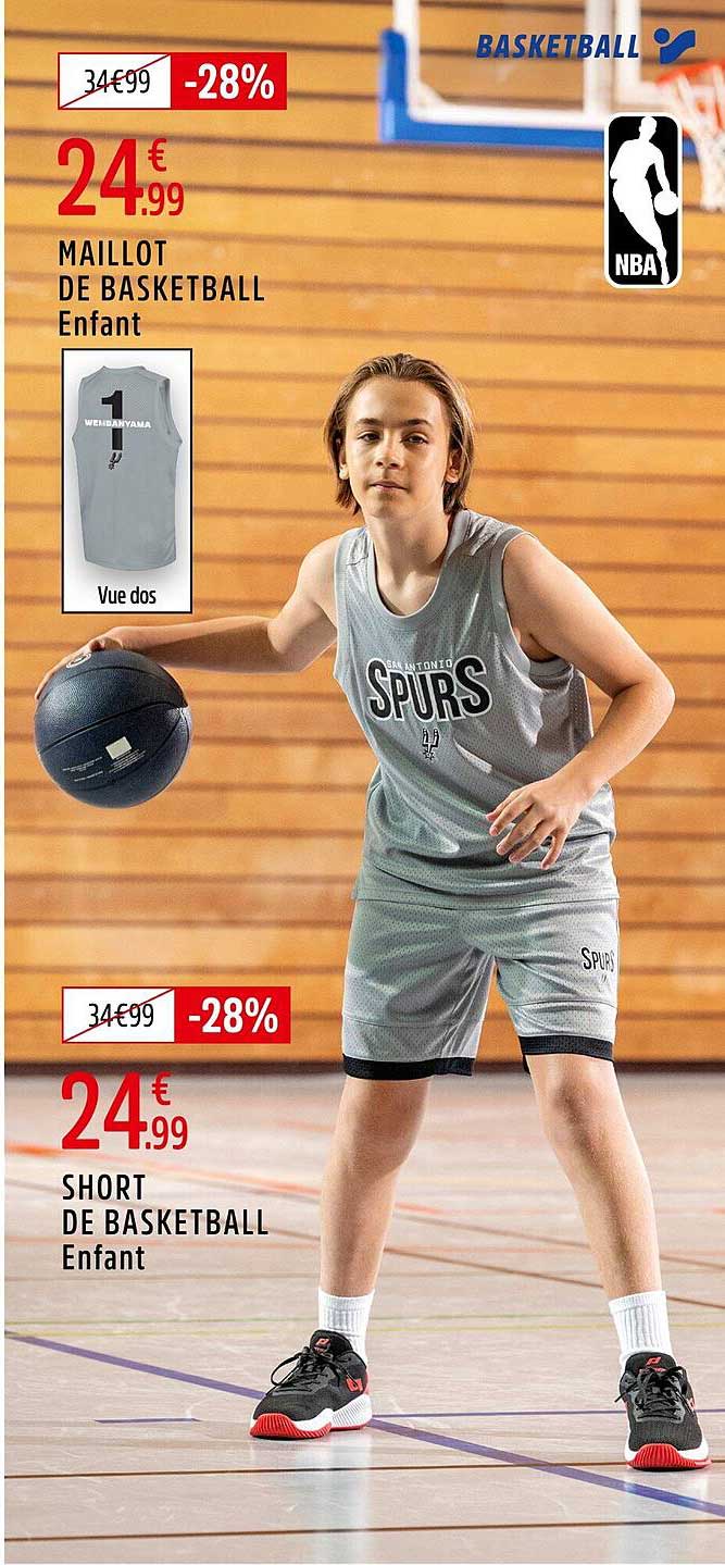 MAILLOT DE BASKETBALL Enfant