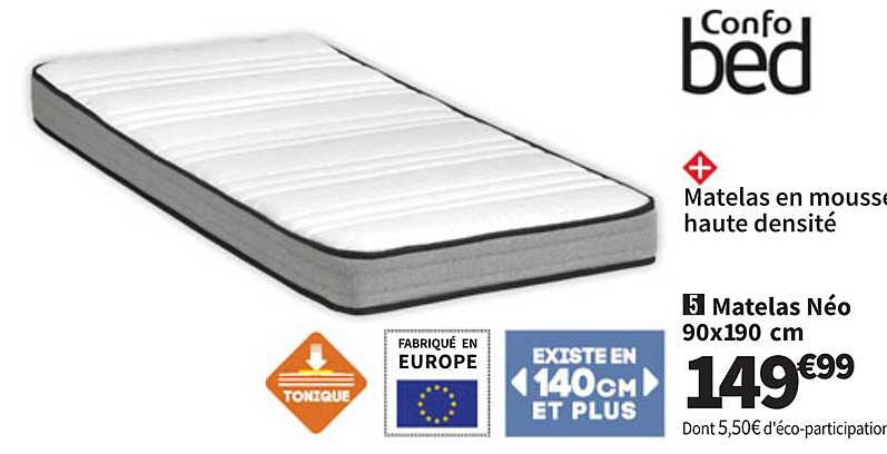 Matelas Néo 90x190 cm