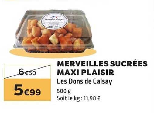 MERVEILLES SUCRÉES MAXI PLAISIR