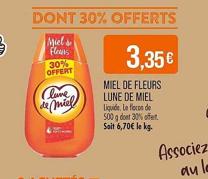 MIEL DE FLEURS LUNE DE MIEL