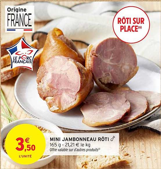 MINI JAMBONNEAU RÔTI