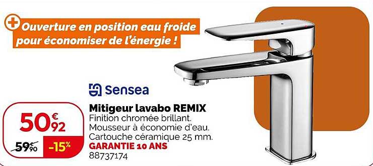 Mitigeur lavabo REMIX