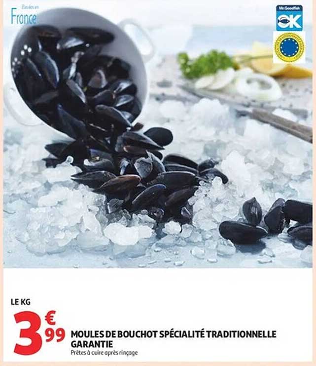 MOULLES DE BOUCHOT SPÉCIALITÉ TRADITIONNELLE GARANTIE