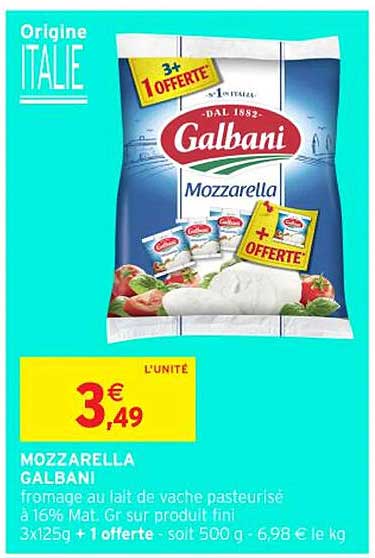 MOZZARELLA GALBANI