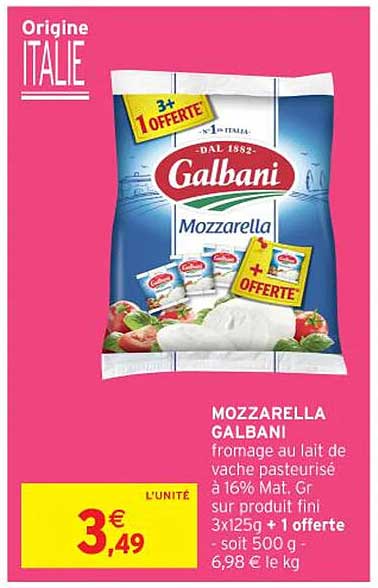 MOZZARELLA GALBANI