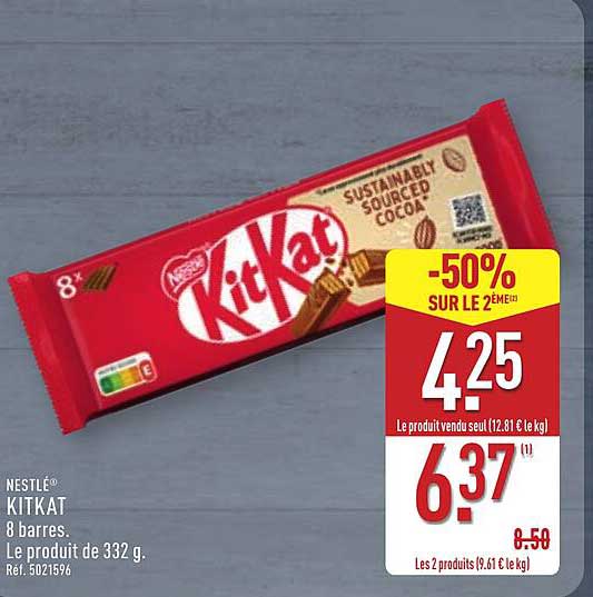 NESTLÉ® KITKAT 8 barres.