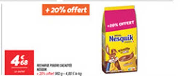 NESTLÉ Nescafé 800 g + 20% OFFERT