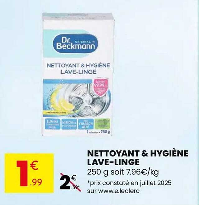 NETTOYANT & HYGIÈNE LAVE-LINGE