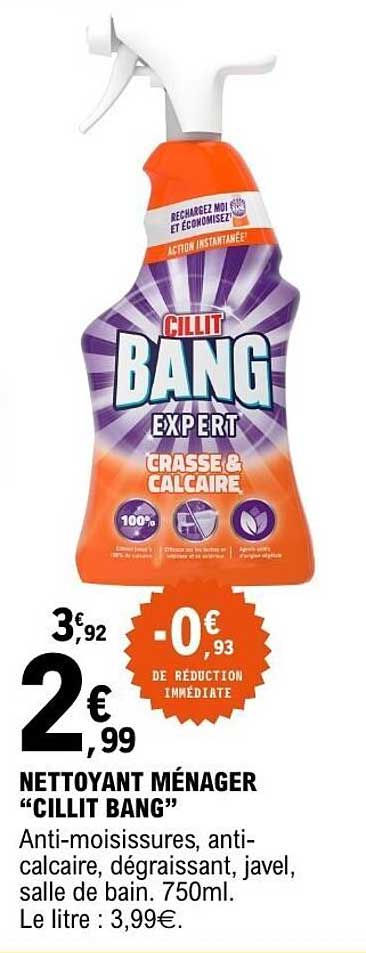 NETTOYANT MÉNAGER "CILLIT BANG"