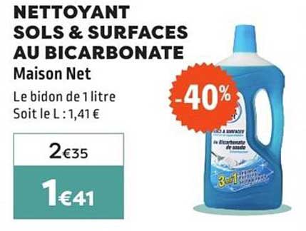 NETTOYANT SOLS & SURFACES AU BICARBONATE