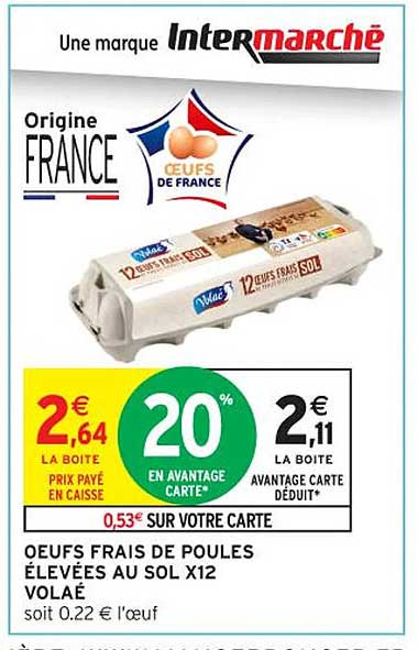 Œufs frais de poules élevées au sol x12