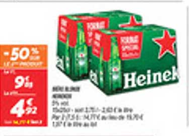 Pack de 6 Heineken – Promotion!