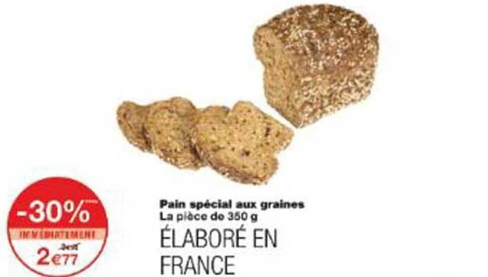 Pain spécial aux graines
