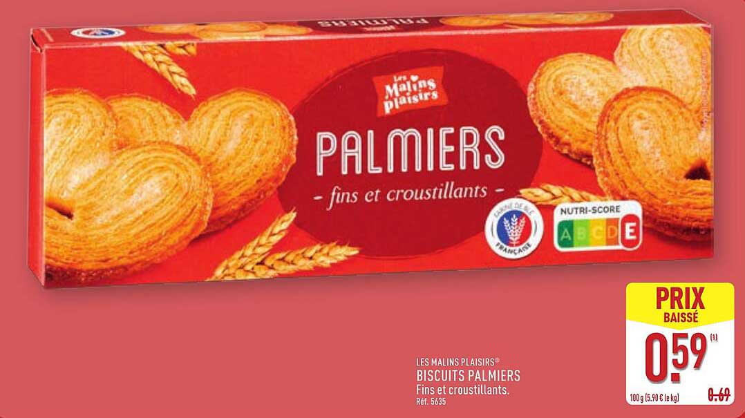 PALMIERS - fins et croustillants