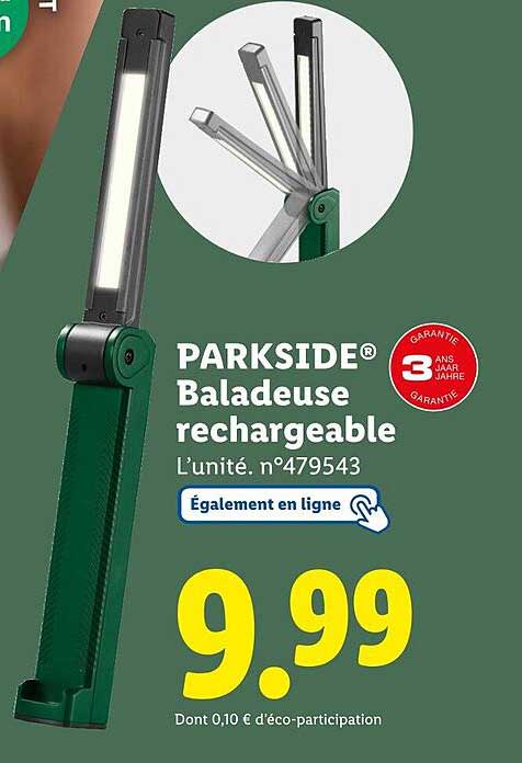 PARKSIDE® Baladeuse rechargeable