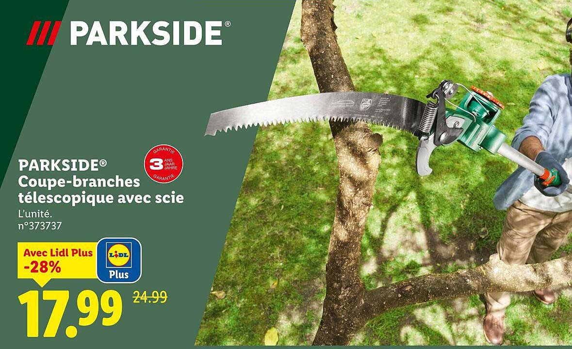 PARKSIDE® Coupe-branches télescopique avec scie