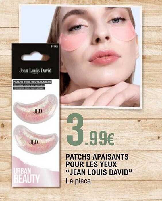 PATCHS APAISANTS POUR LES YEUX “JEAN LOUIS DAVID”