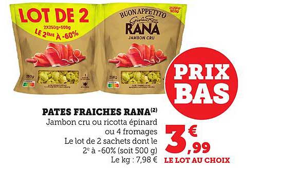 PATES FRAICHES RANA