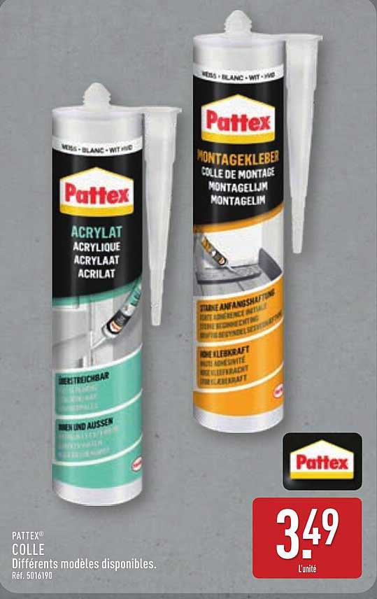 PATEX™ COLLE Différents modèles disponibles.