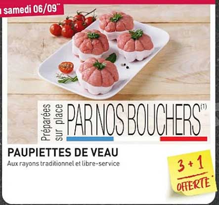 PAUPIETTES DE VEAU