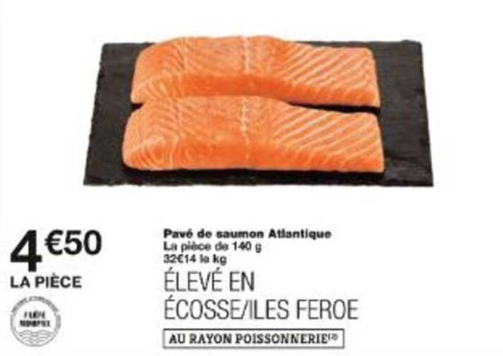 Pavé de saumon Atlantique