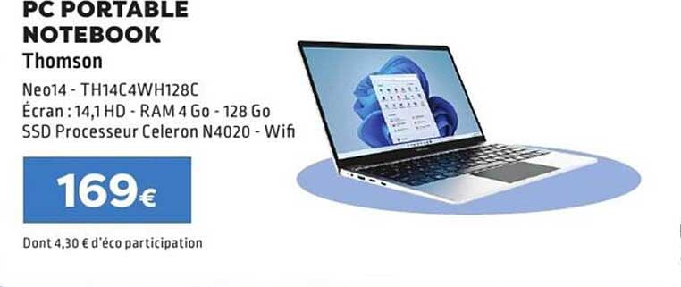PC PORTABLE NOTEBOOK Thomson