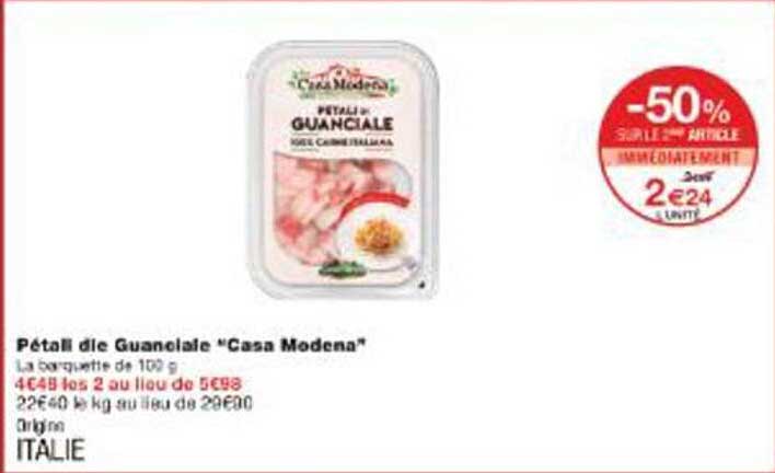 Pétal di Guanciale “Casa Modena”