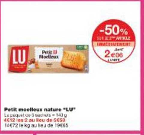 Petit moelleux nature "LU"