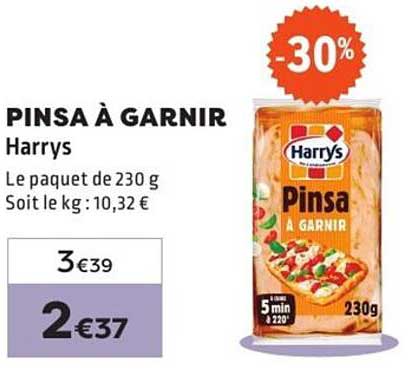 Pinsa à Garnir