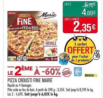 PIZZA CROUSTI FINE MARIE