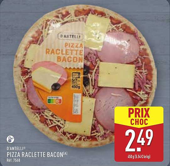 PIZZA RACLETTE BACON