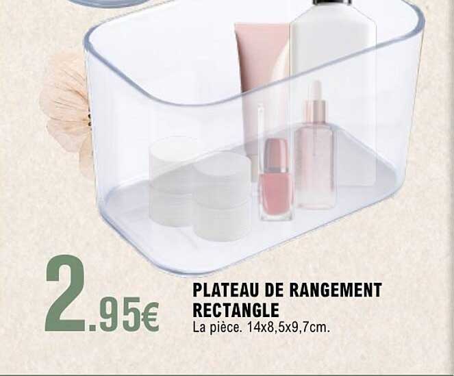 PLATEAU DE RANGEMENT RECTANGLE