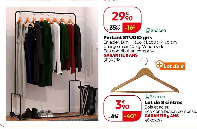 Portant STUDIO gris
