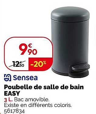 Poubelle de salle de bain EASY