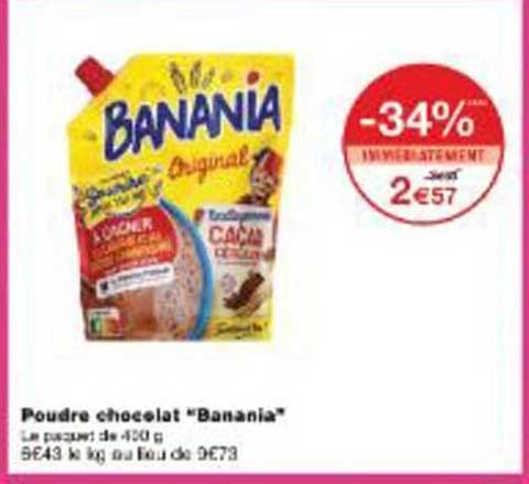 Poudre chocolat "Banania"