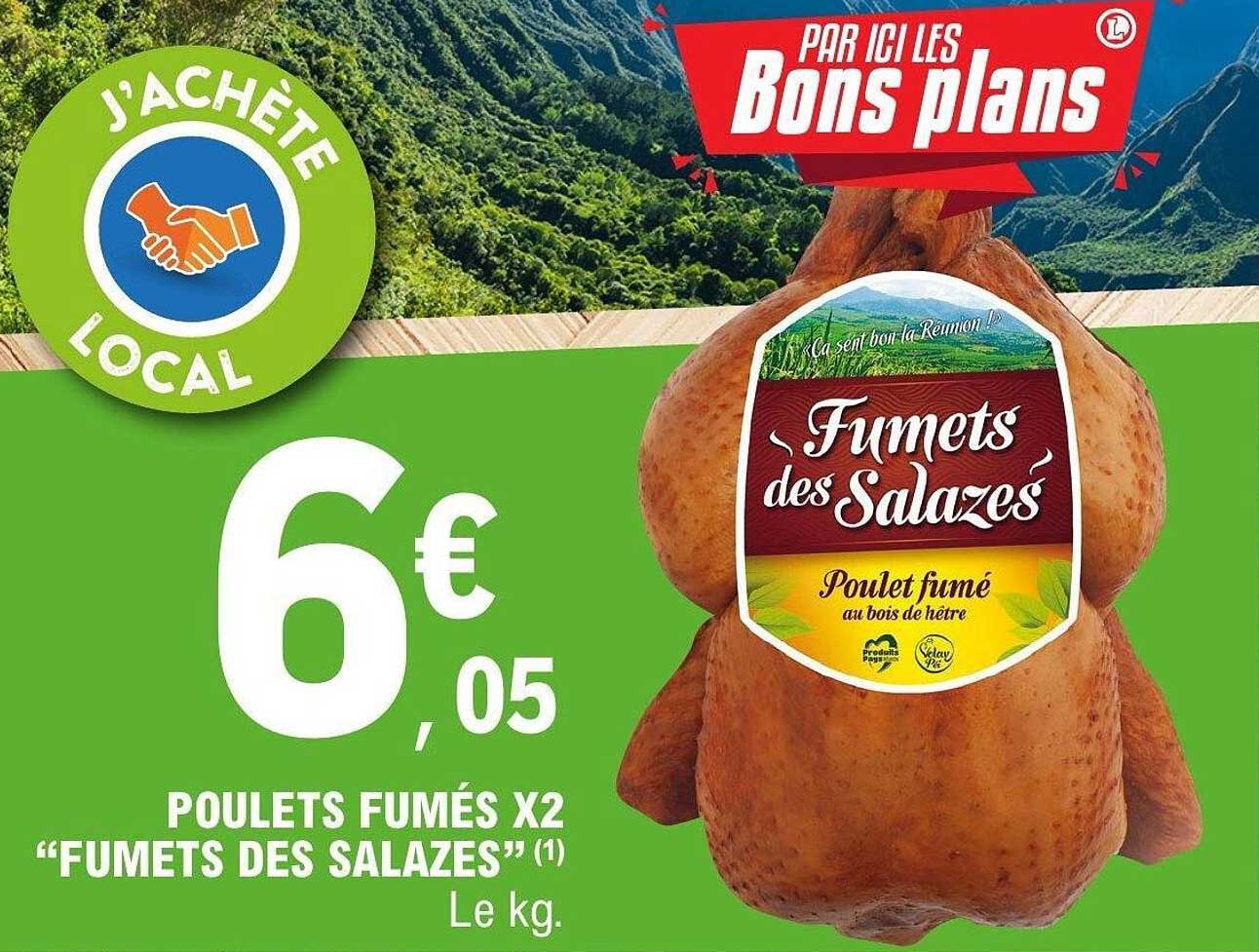POULETS FUMÉS X2 "FUMETS DES SALAZES"