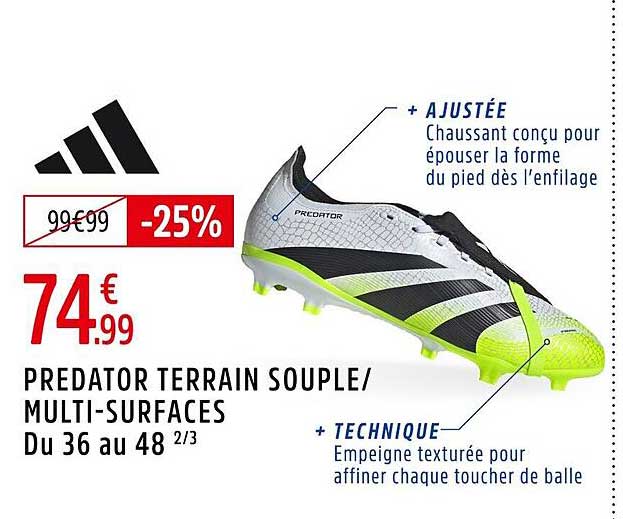 PREDATOR TERRAIN SOUPLE/MULTI-SURFACES
